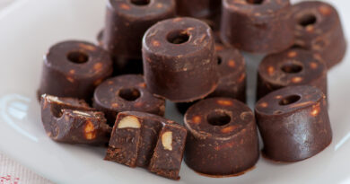 Шоколадные фэт бомбы с арахисом «Стимпанк»