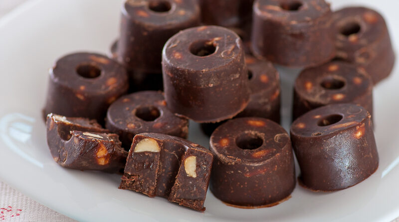 Шоколадные фэт бомбы с арахисом «Стимпанк»